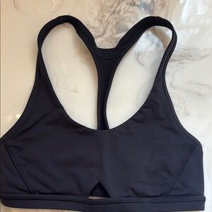 Lululemon Black Racerback Sports Bra – Size 4 | Medium Support